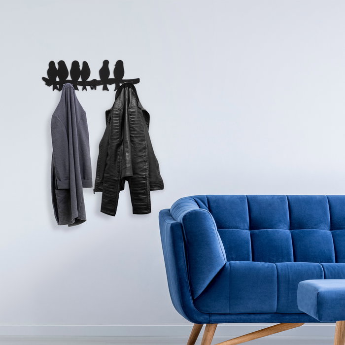 Wallity Muhabbet WSH-021 Gancho de pared metálico Negro Wallity Muhabbet WSH-021 Gancho de pared metálico Negro